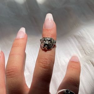 VERAMEAT Pug Love Ring